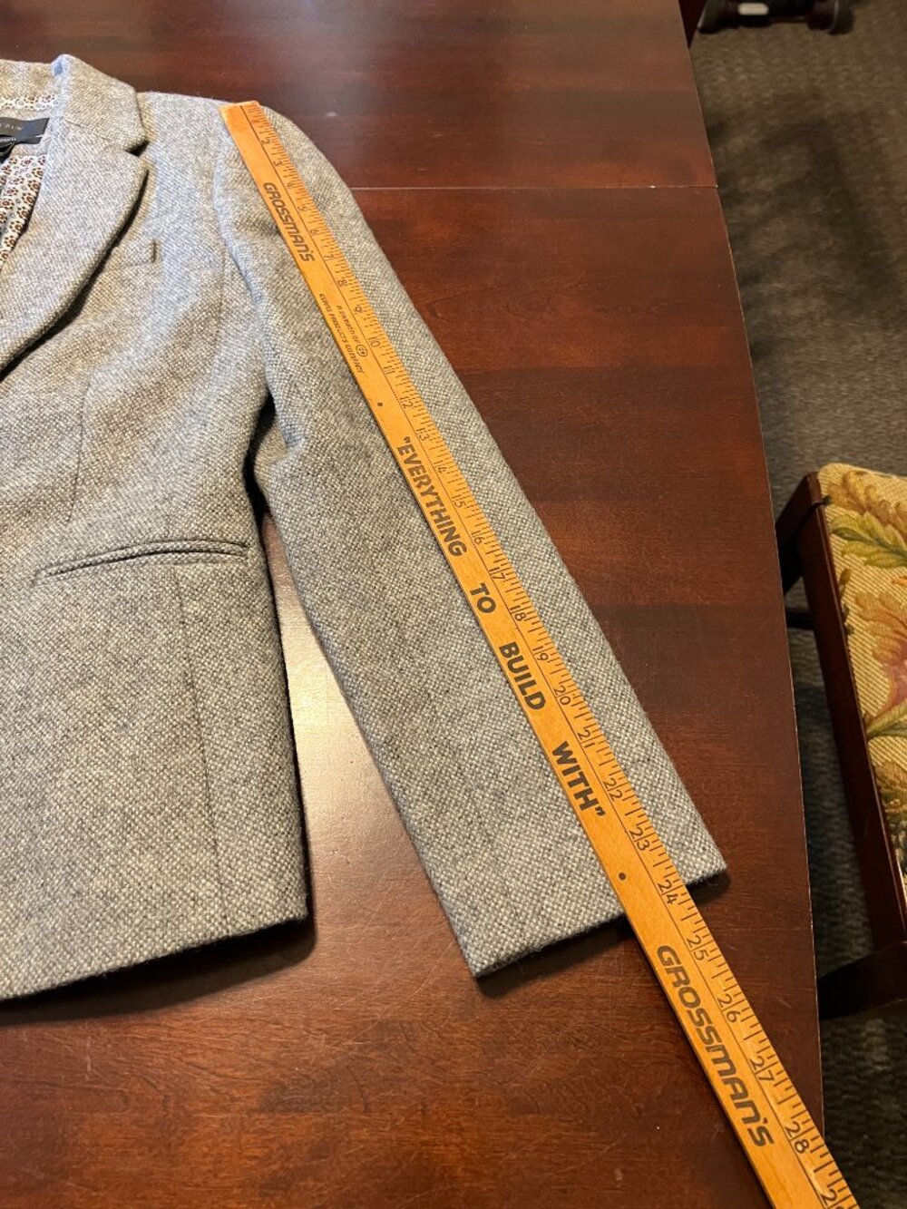 J CREW CAMPBELL BLAZER IN DONEGAL GRAY - Picture 10 of 12